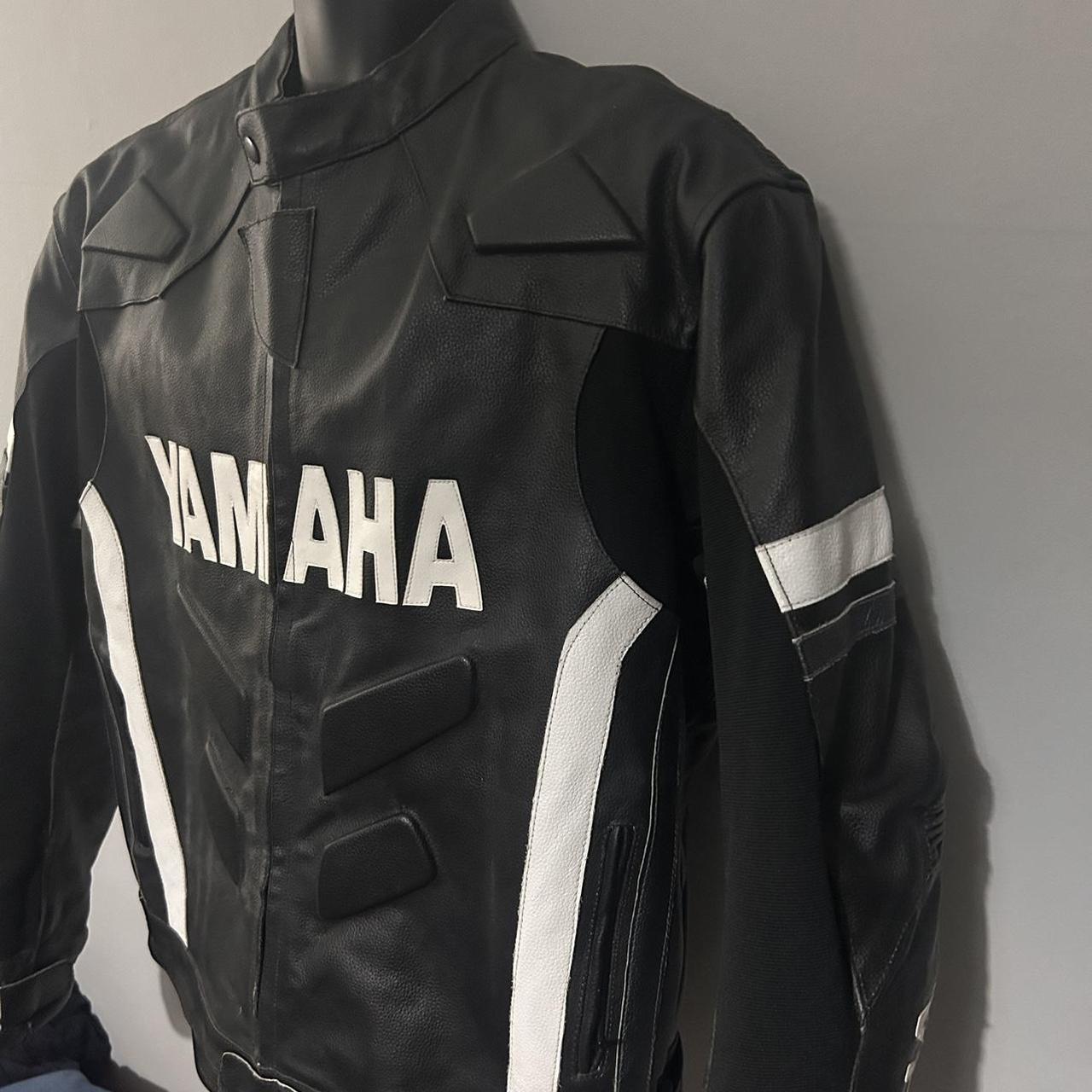 Yamaha Racing Team Leather biker/ motorcycle Depop