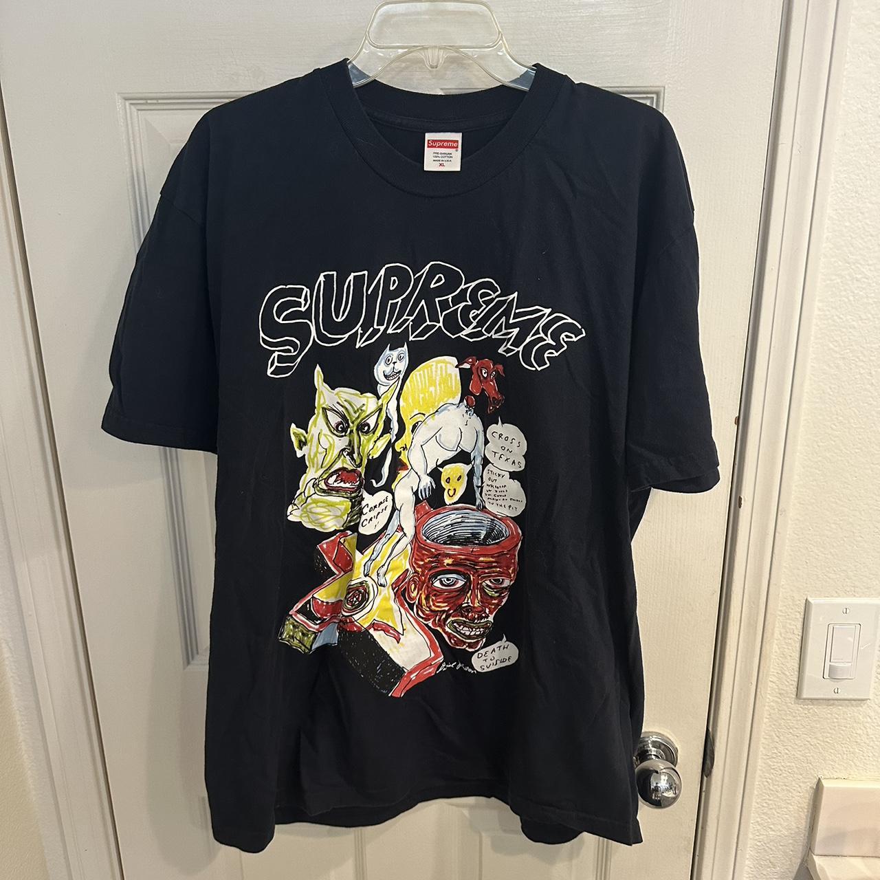 Daniel Johnston Supreme tee its pretty crazy... - Depop