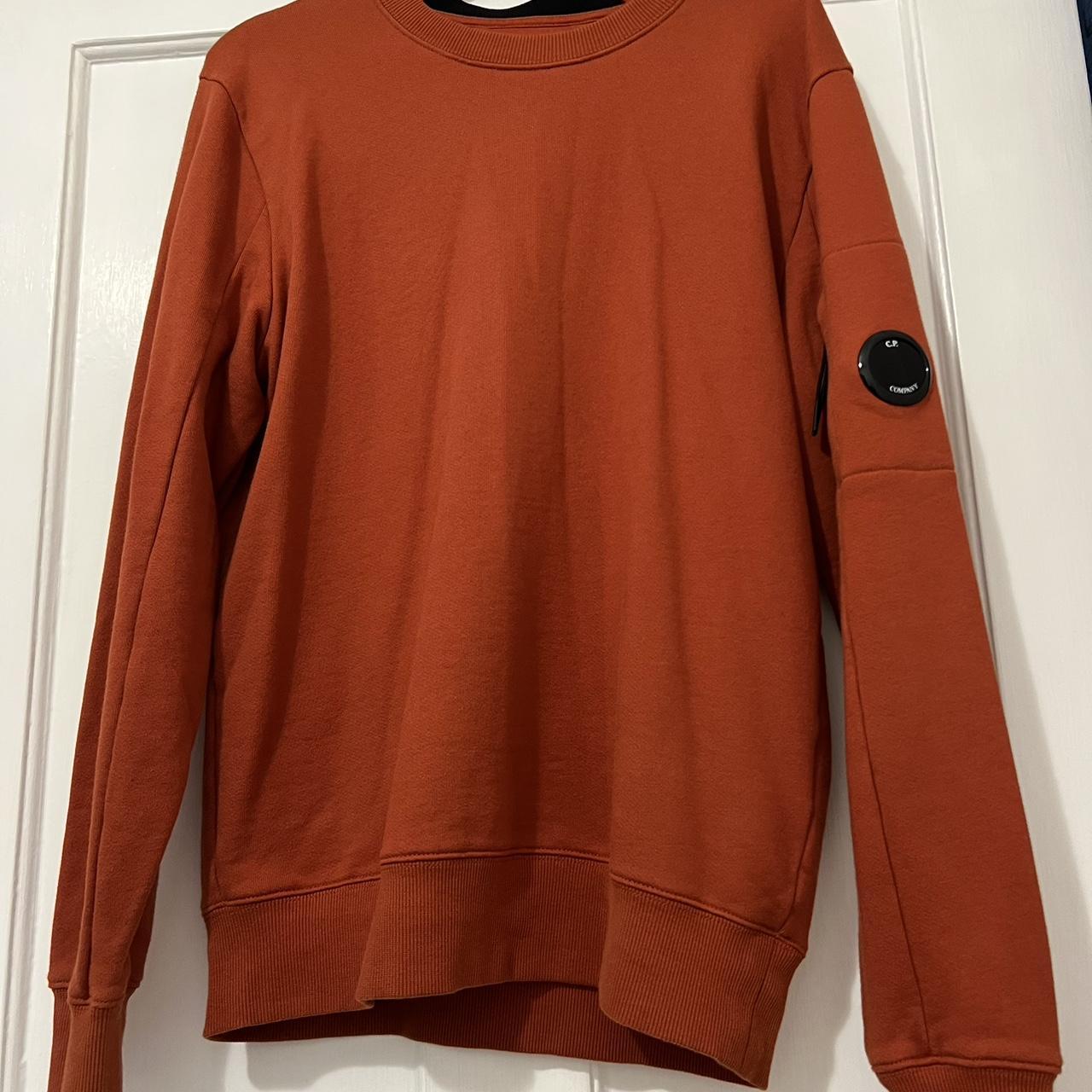 fiery red cp company jumper