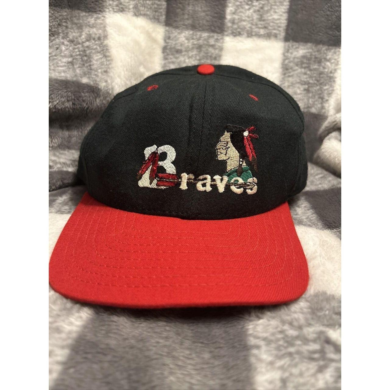 Vintage Atlanta Braves Hat. Cool Hat, in great - Depop