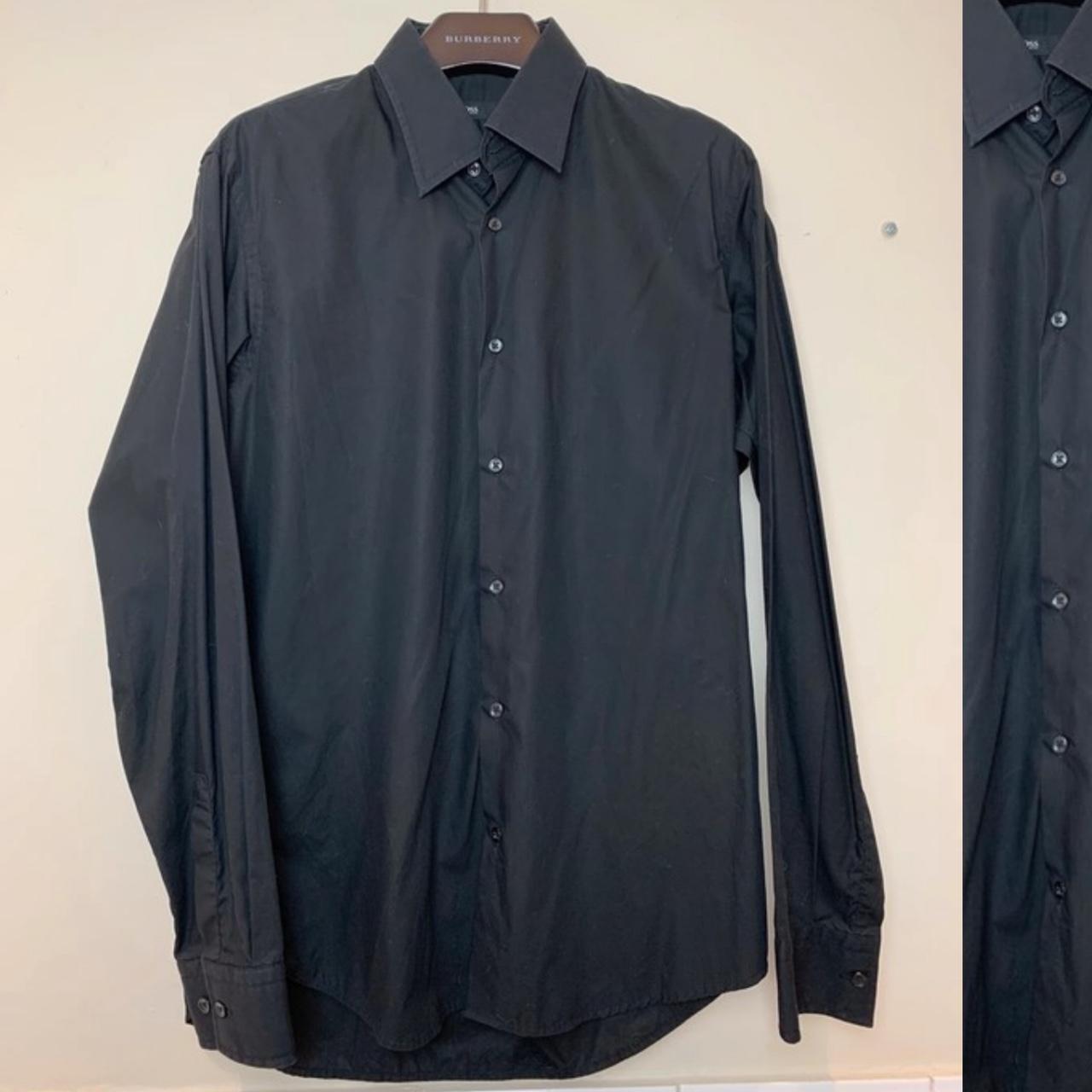 Hugo Boss Men's Black Shirt | Depop