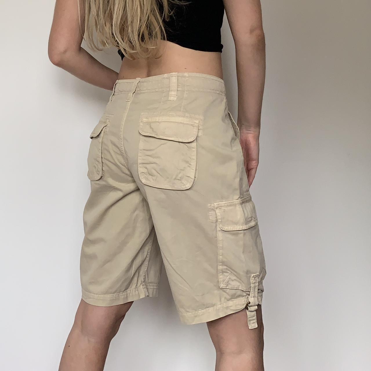 FatFace cargo shorts Cream shorts. Zip fly.... Depop