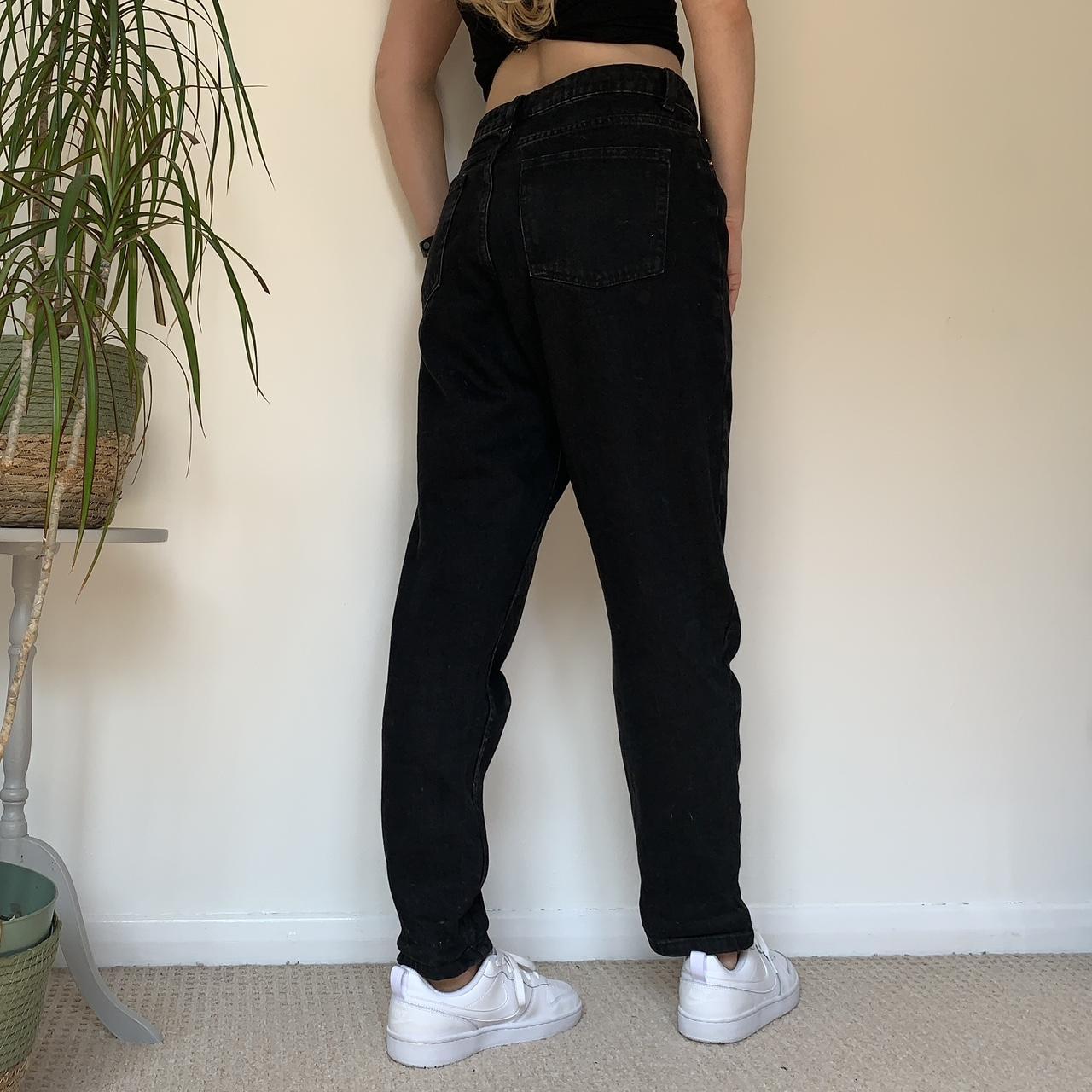 Black mom jeans UK 12 FREE POSTAGE Primark... Depop