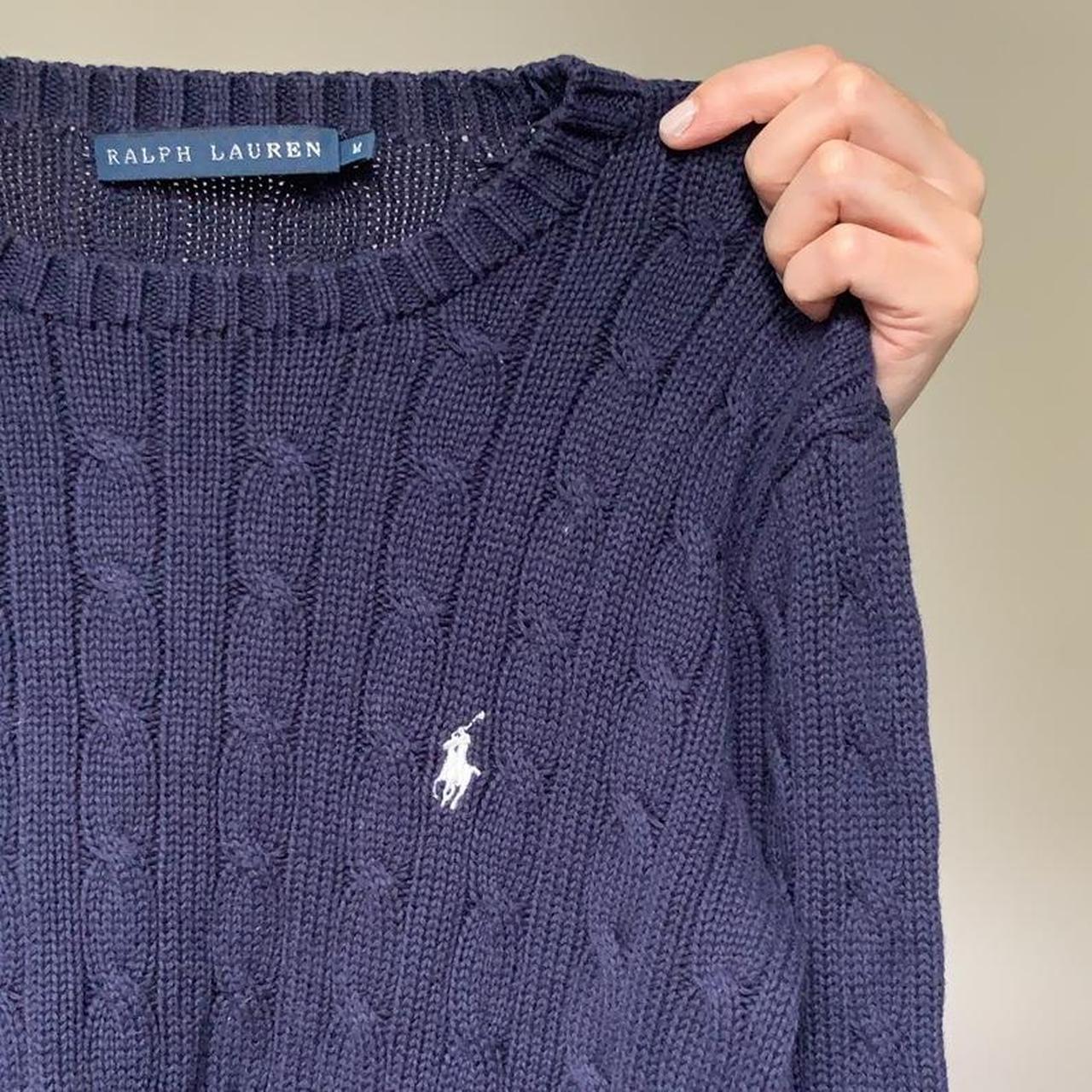 Cable knit jumper - Ralph Lauren - Medium Lovely... - Depop