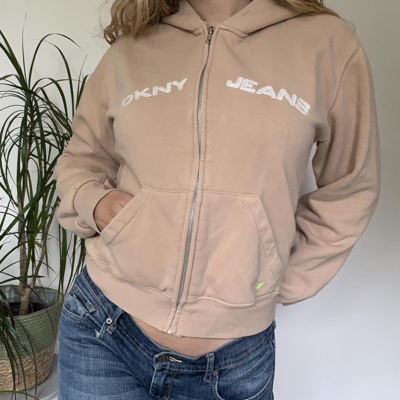 Tan zip up hoodie womens online