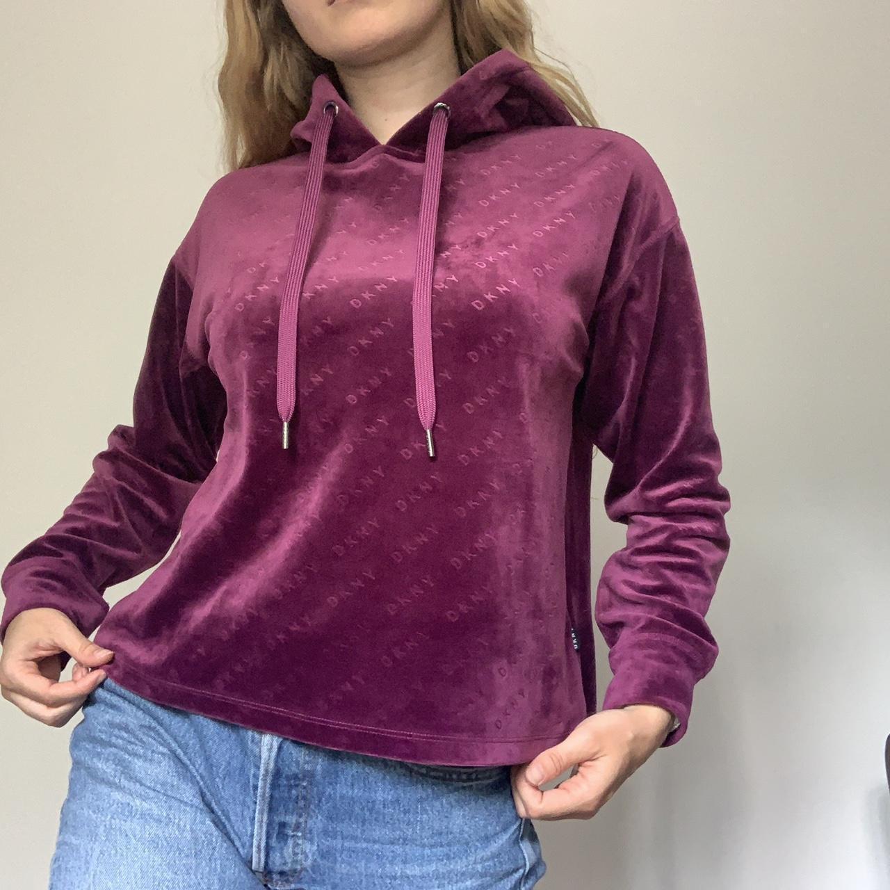 Dkny velvet hoodie online