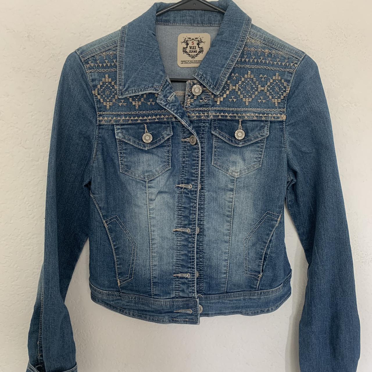 Wax on sale jeans jacket