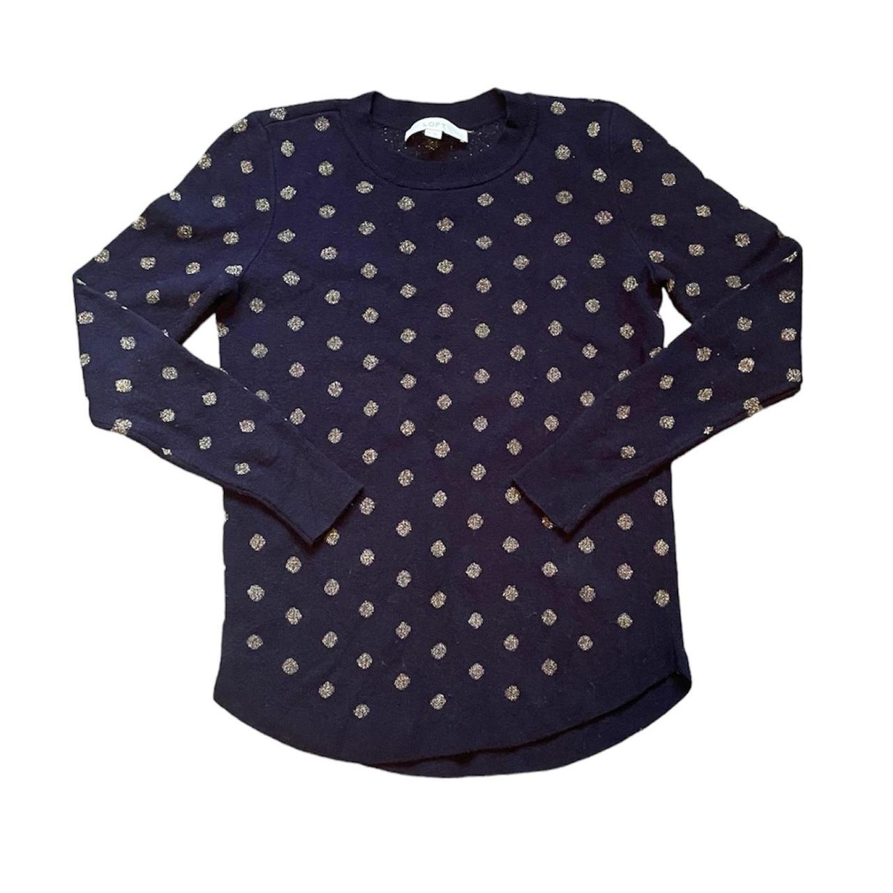 Loft polka deals dot sweater