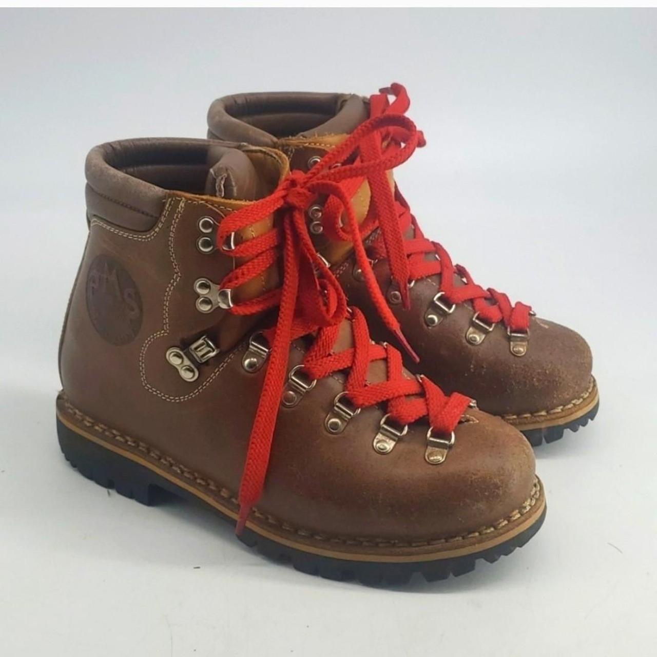 Hiking Boots Vintage PMS Stellina Patons Leather... - Depop