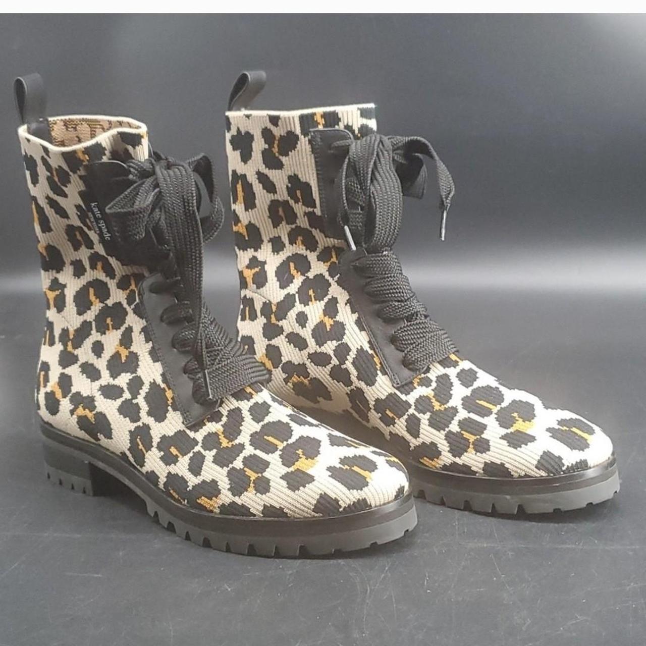 Kate spade leopard boots hotsell