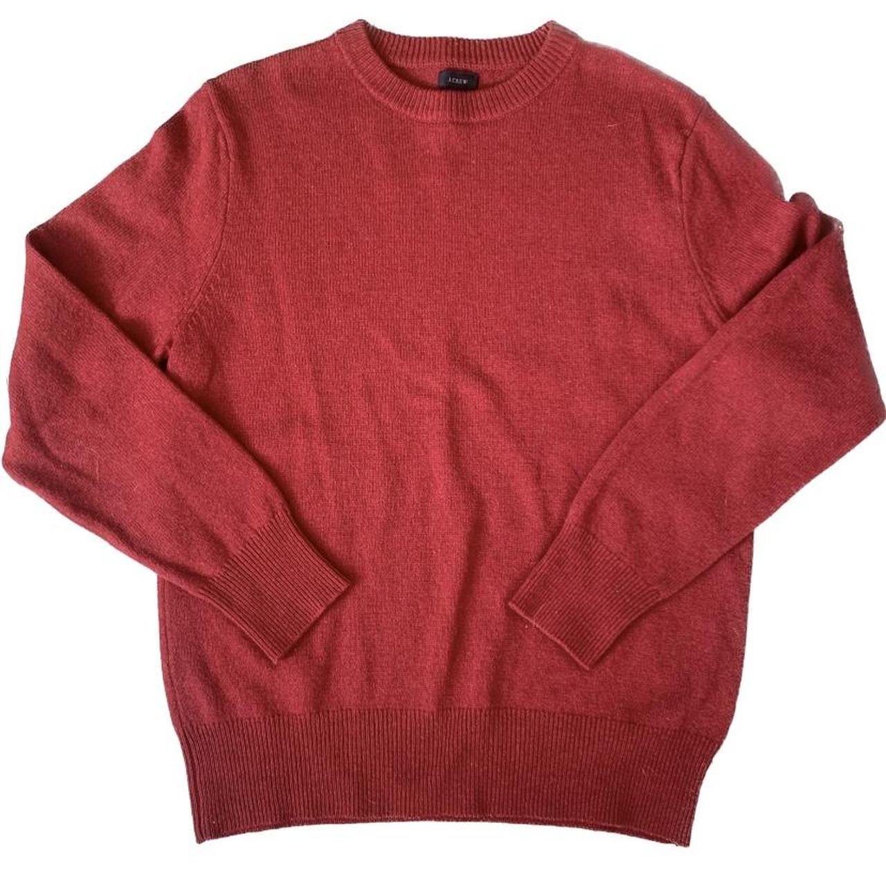 J crew red clearance sweater