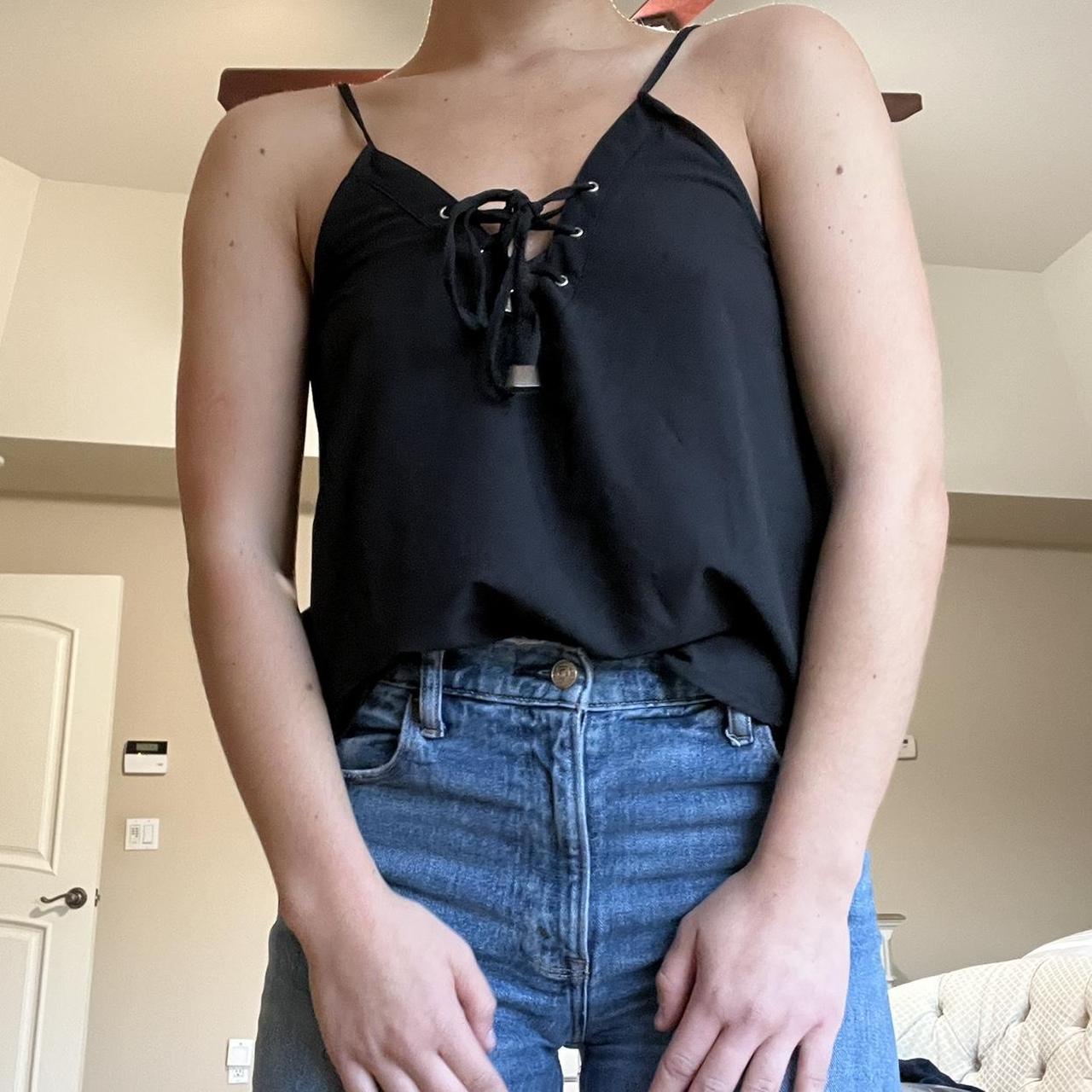 Nordstrom Women's Black Vest Depop
