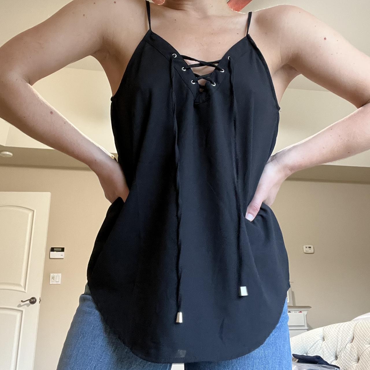 Nordstrom Women's Black Vest Depop