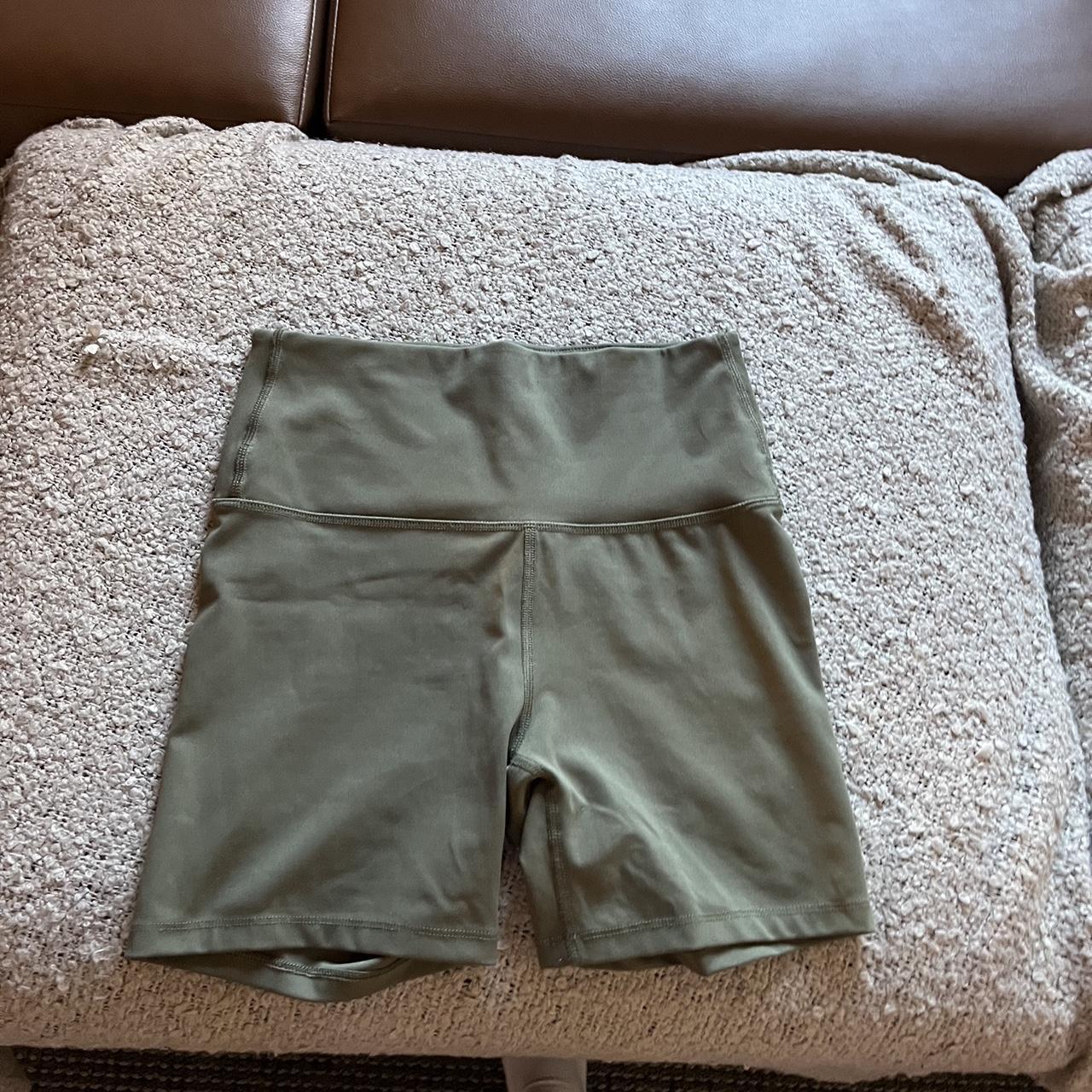 Green biker shorts from Lovers and Friendw from - Depop