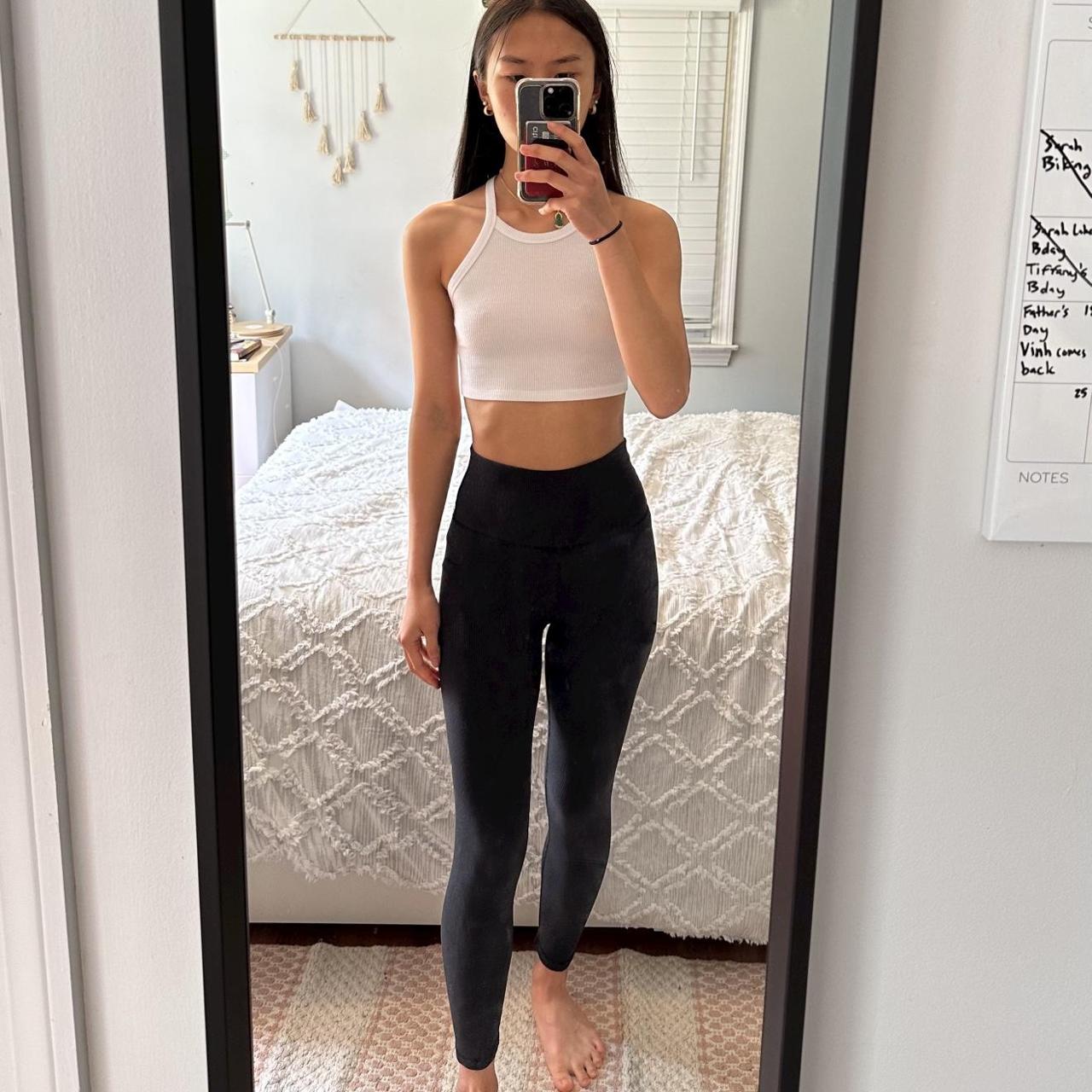 Black Aerie Leggings - Size M (I'm a size 0/2 and - Depop