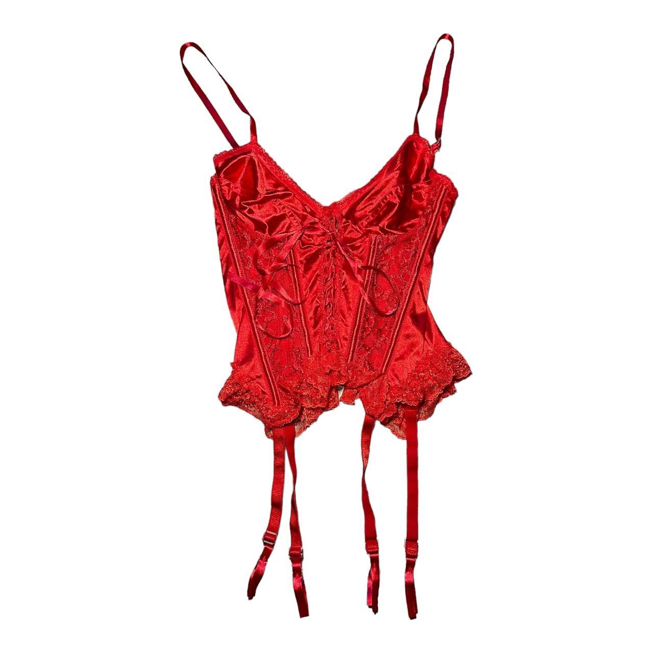 Red corset top/S/34