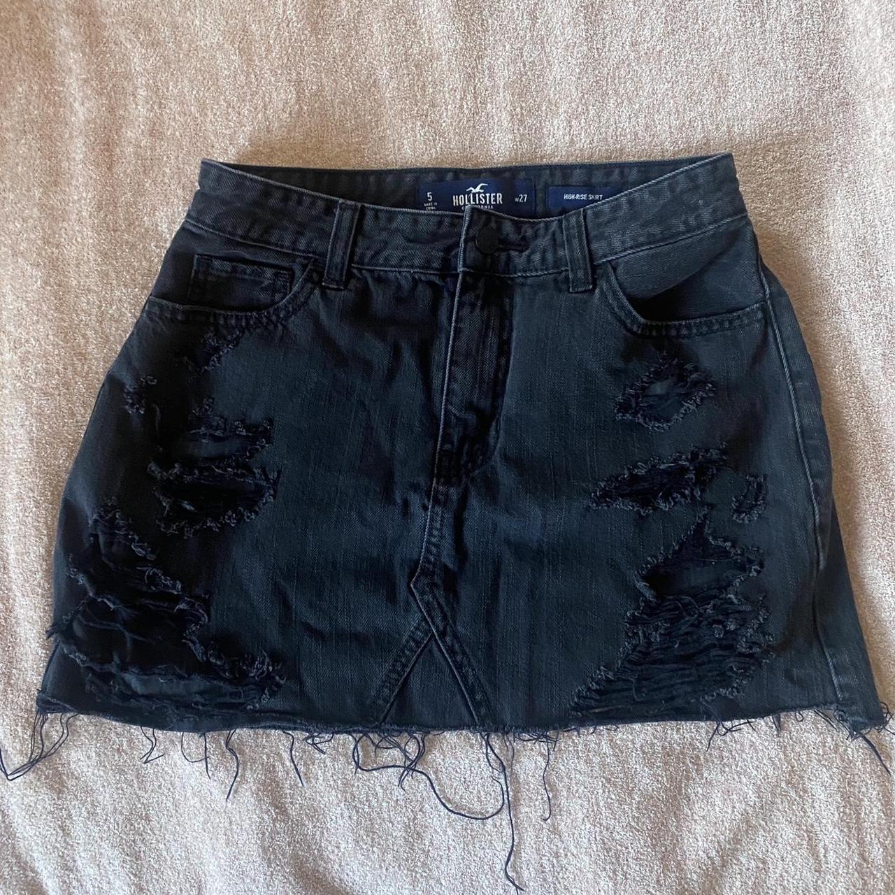 Hollister Co. Women's Black Skirt Depop