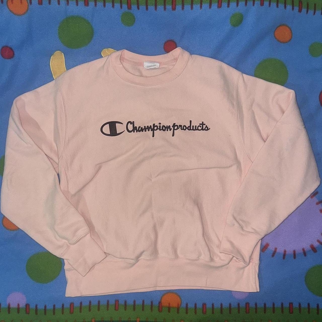 Champion products pink sweatshirt best sale