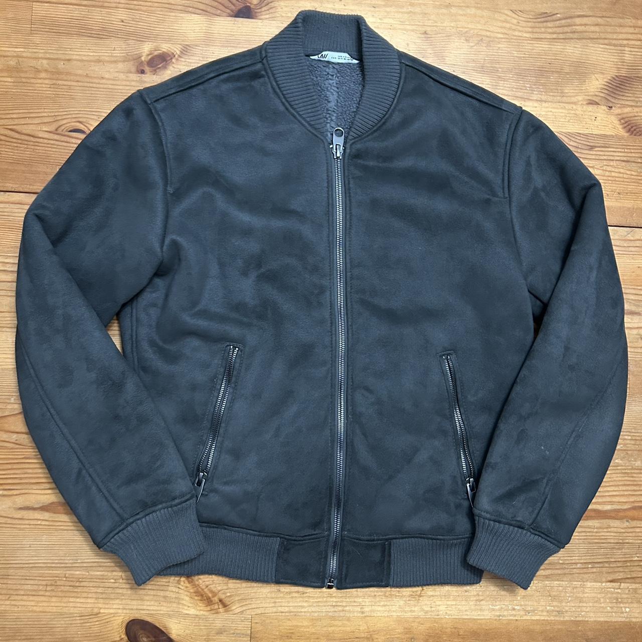 Zara Men's Grey Jacket Depop