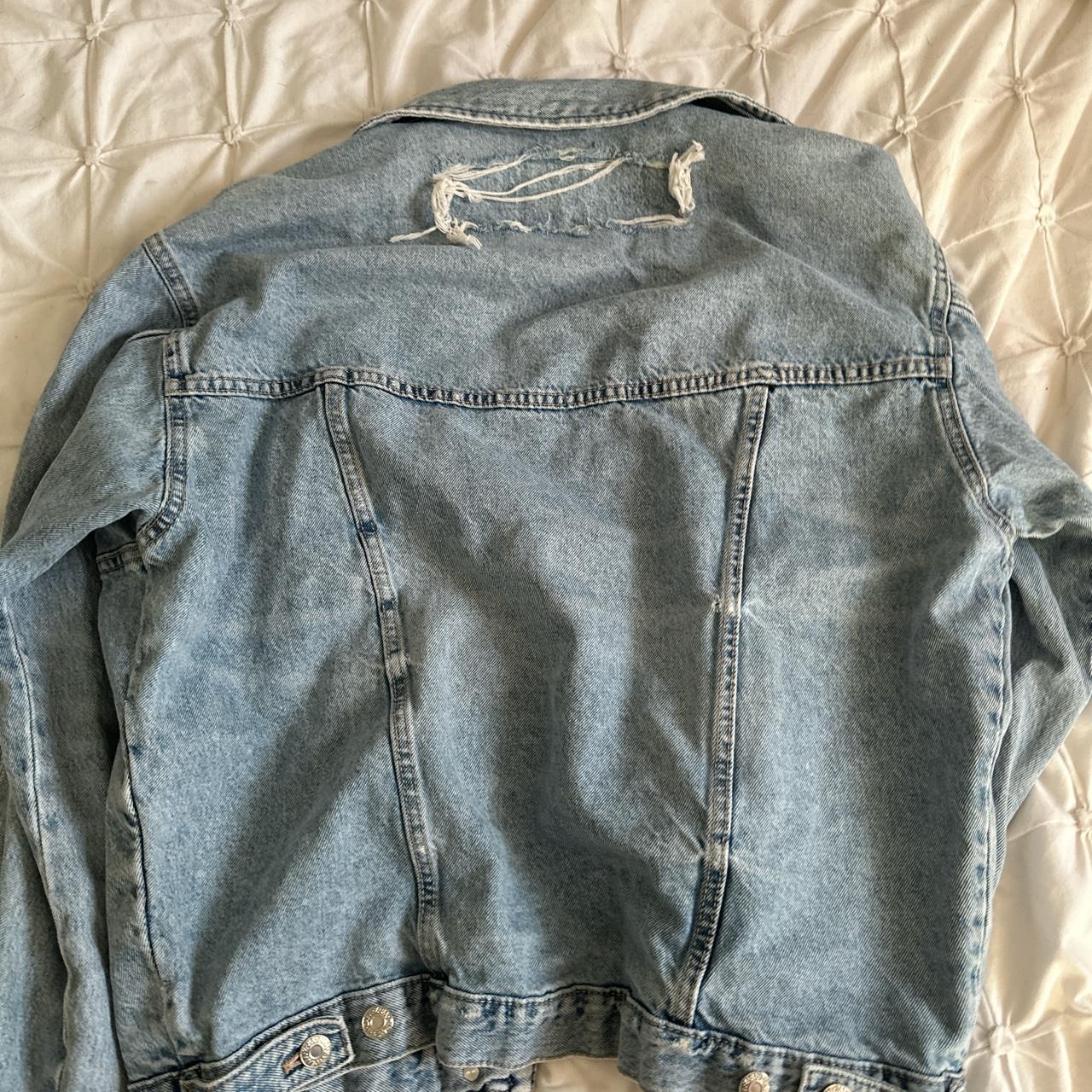 Zara Women's Blue Jacket Depop