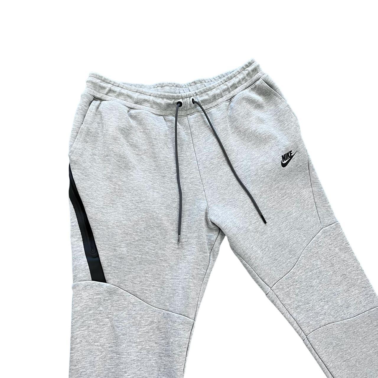 mens grey tech fleece joggers