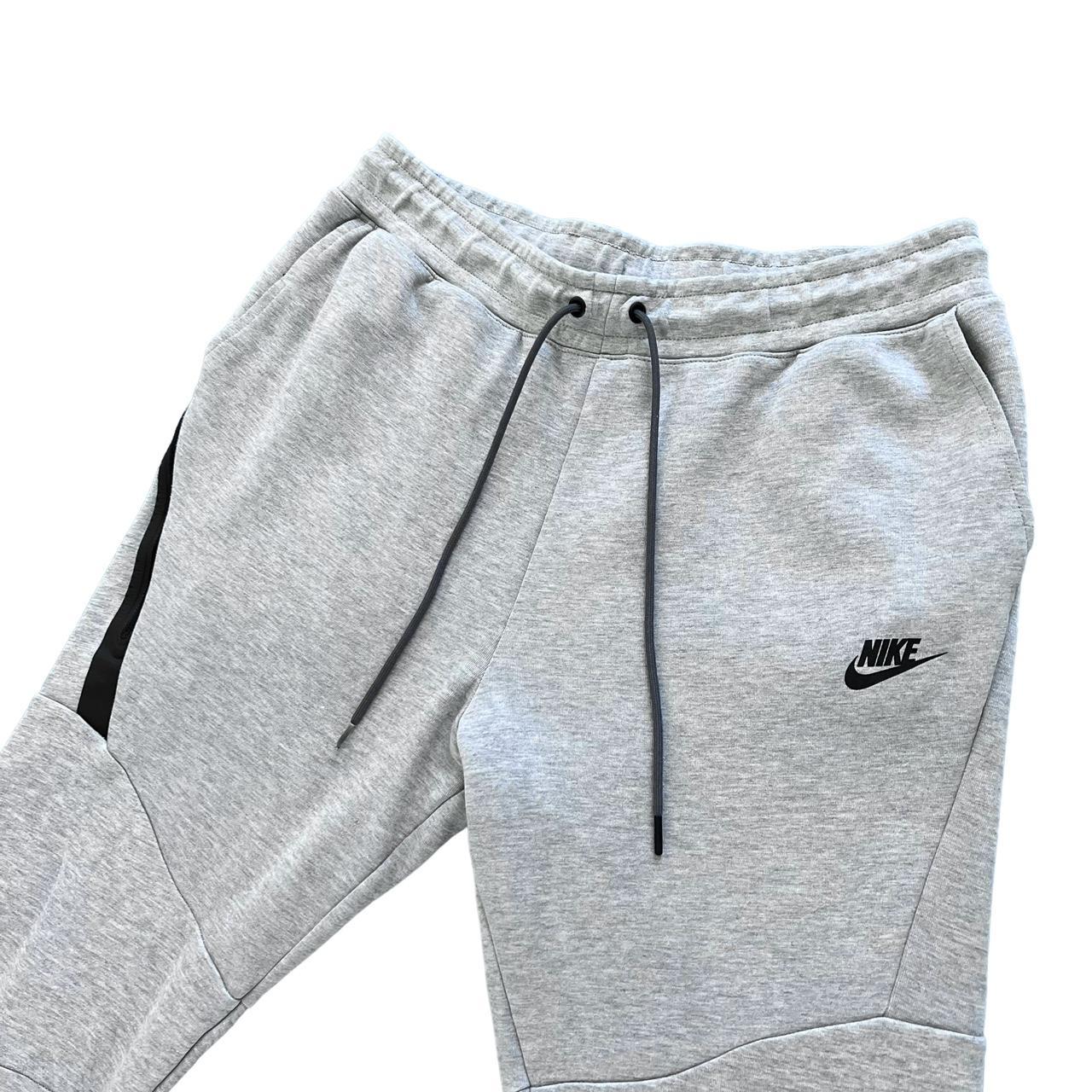mens grey tech fleece joggers