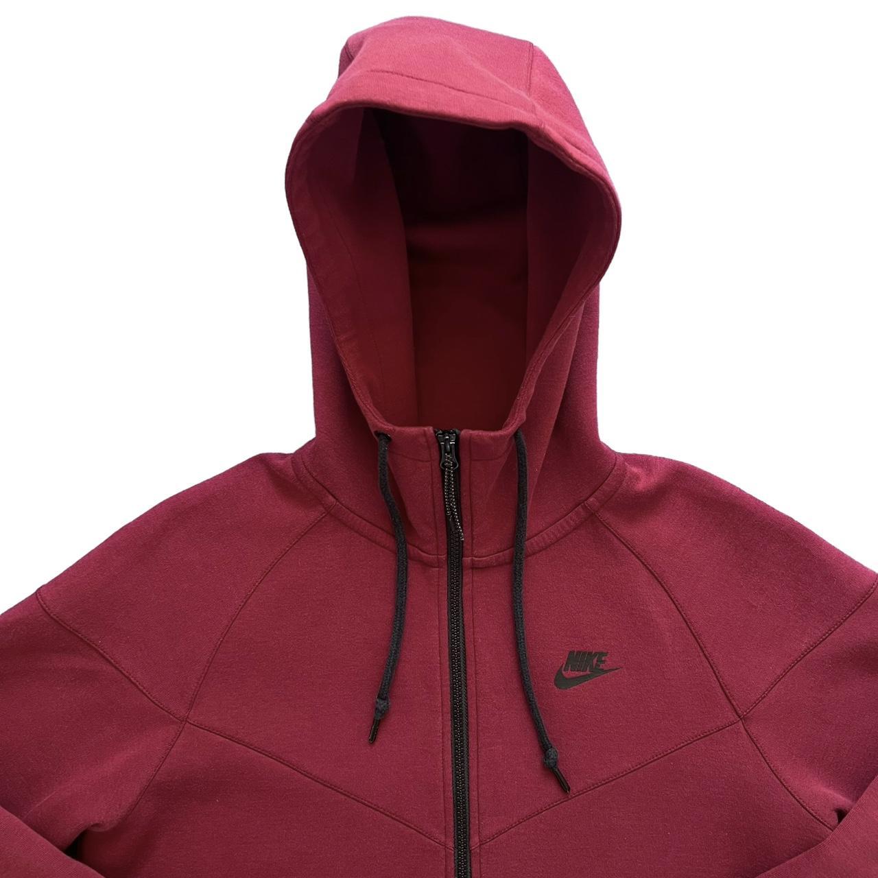 mens red and black nike hoodie