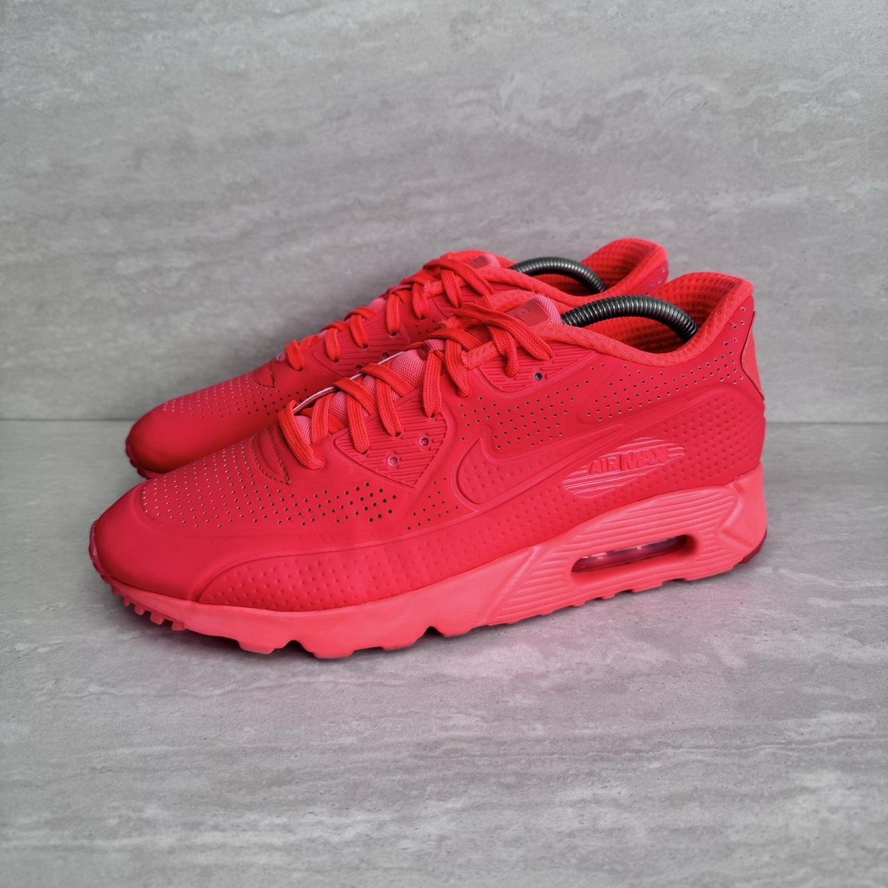 mens red nike air max trainers