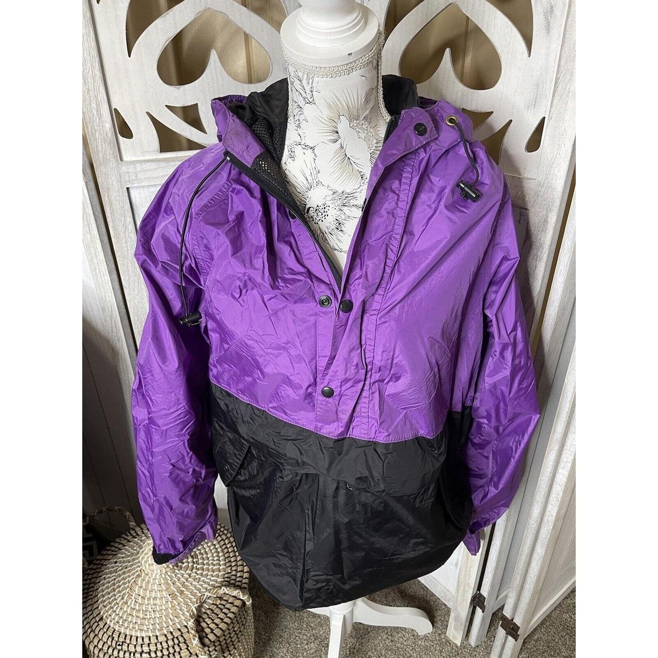 REI Vintage Womens Rain Jacket Windbreaker Purple. Depop