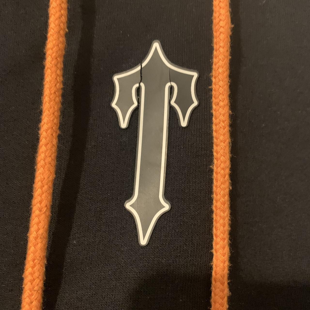 Trapstar tracksuit black and orange. there’s a... Depop