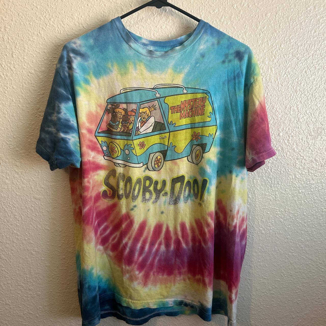 Scooby Doo tie dyed Mystery Machine tee L The gang... Depop