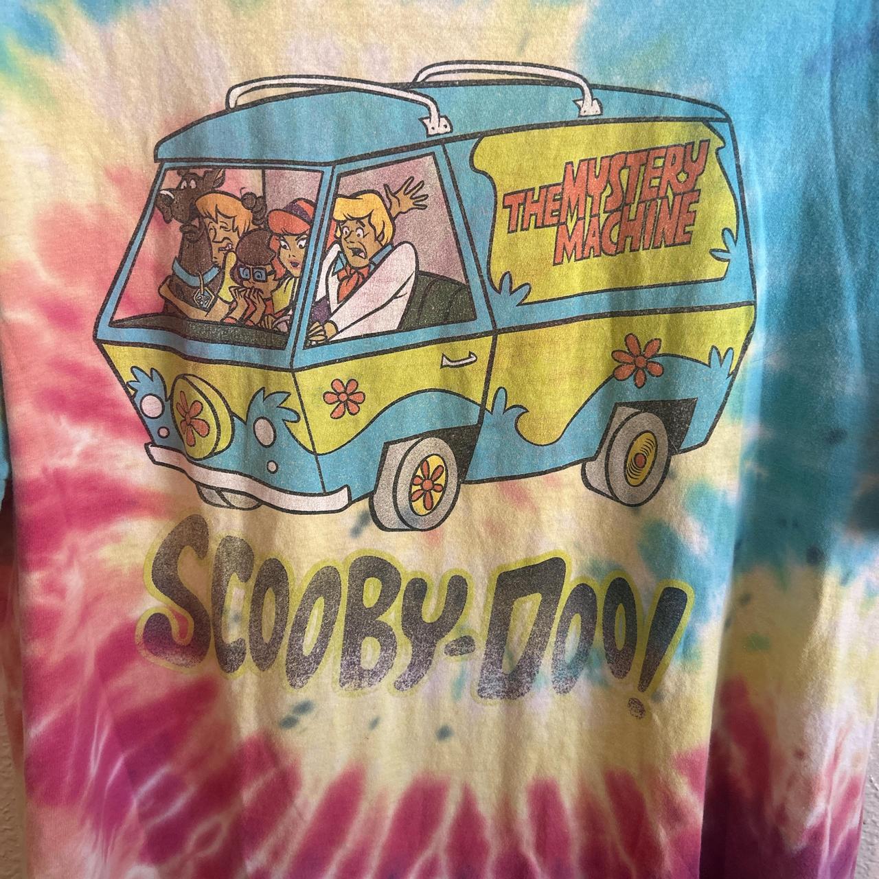 Scooby Doo tie dyed Mystery Machine tee L The gang... Depop