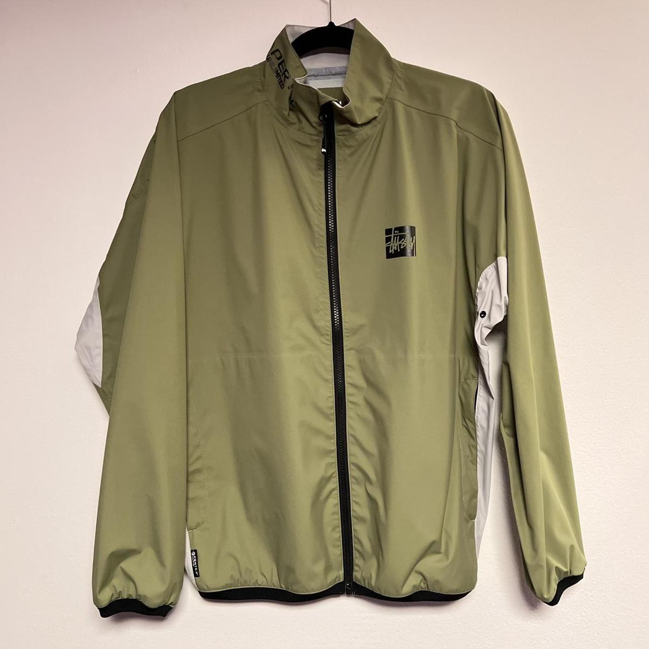 Stussy Wave Dye Beach Shell Jacket (Laguna | Depop