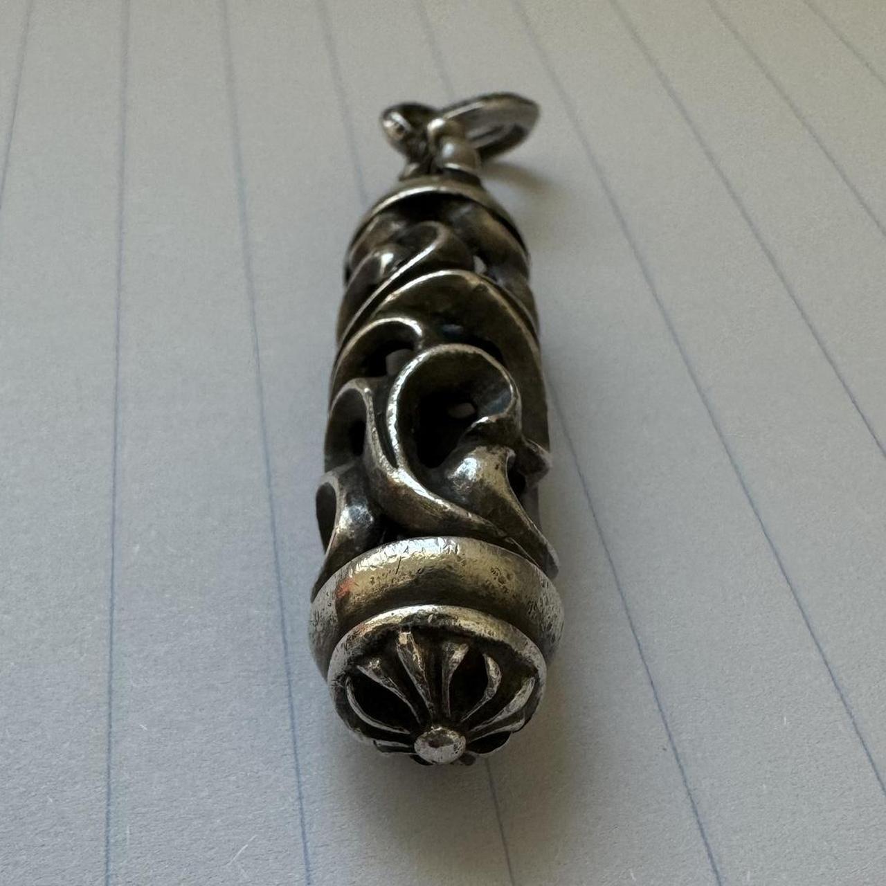 USED CHROME HEARTS Pendant top Celtic roller Silver925 13.2g