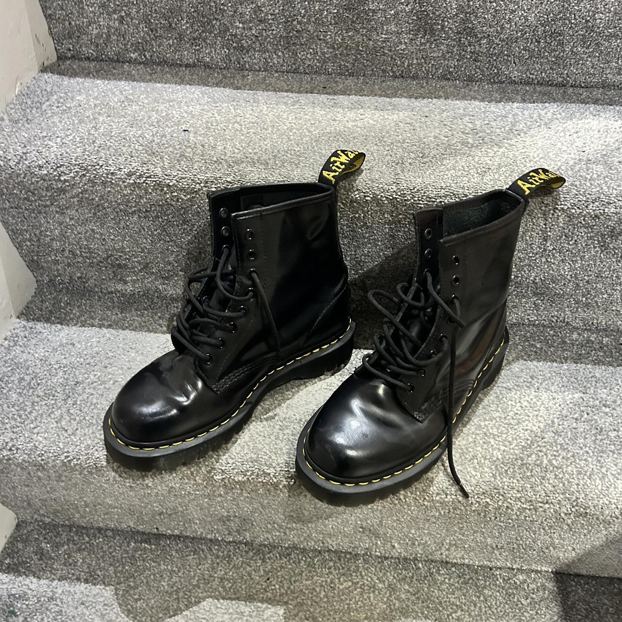 Dr martens matt black on sale