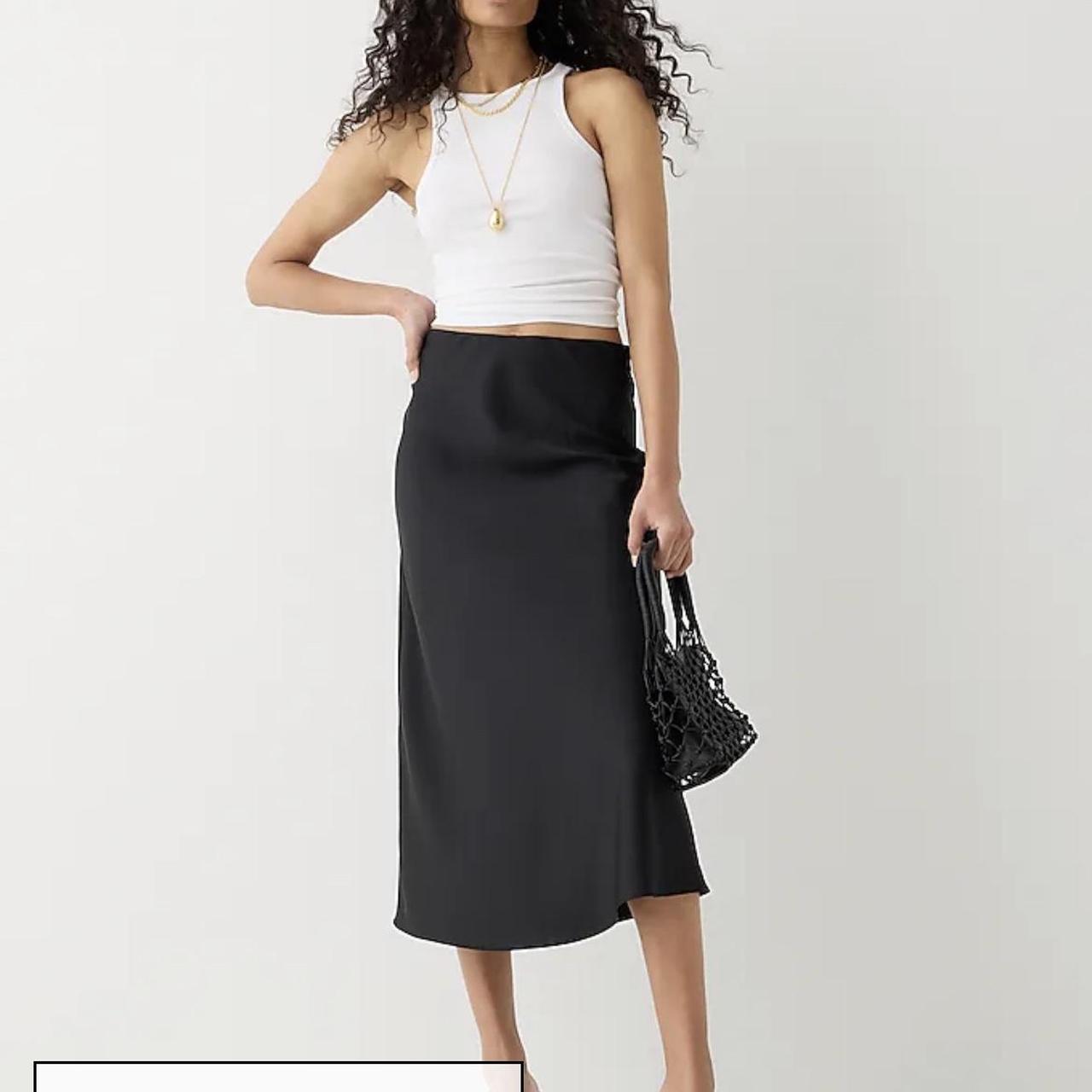 J.Crew Women's Black Skirt Depop