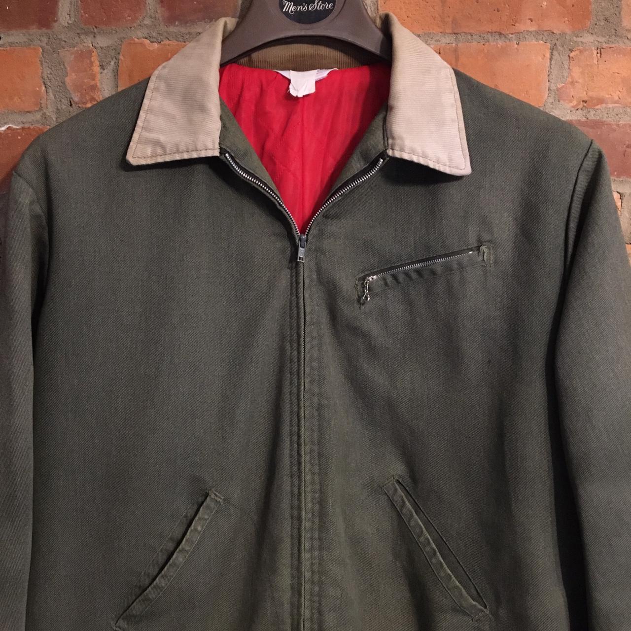 american-vintage-men-s-grey-and-cream-jacket-depop