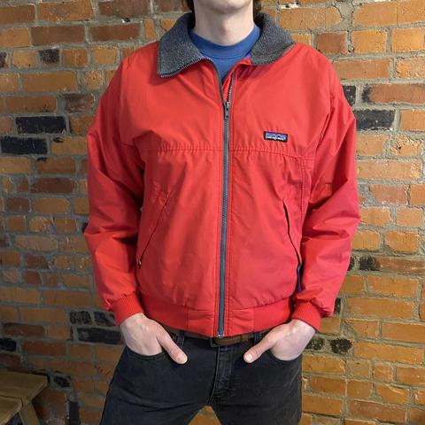 Patagonia Vintage 90s Fleece Windbreaker... - Depop