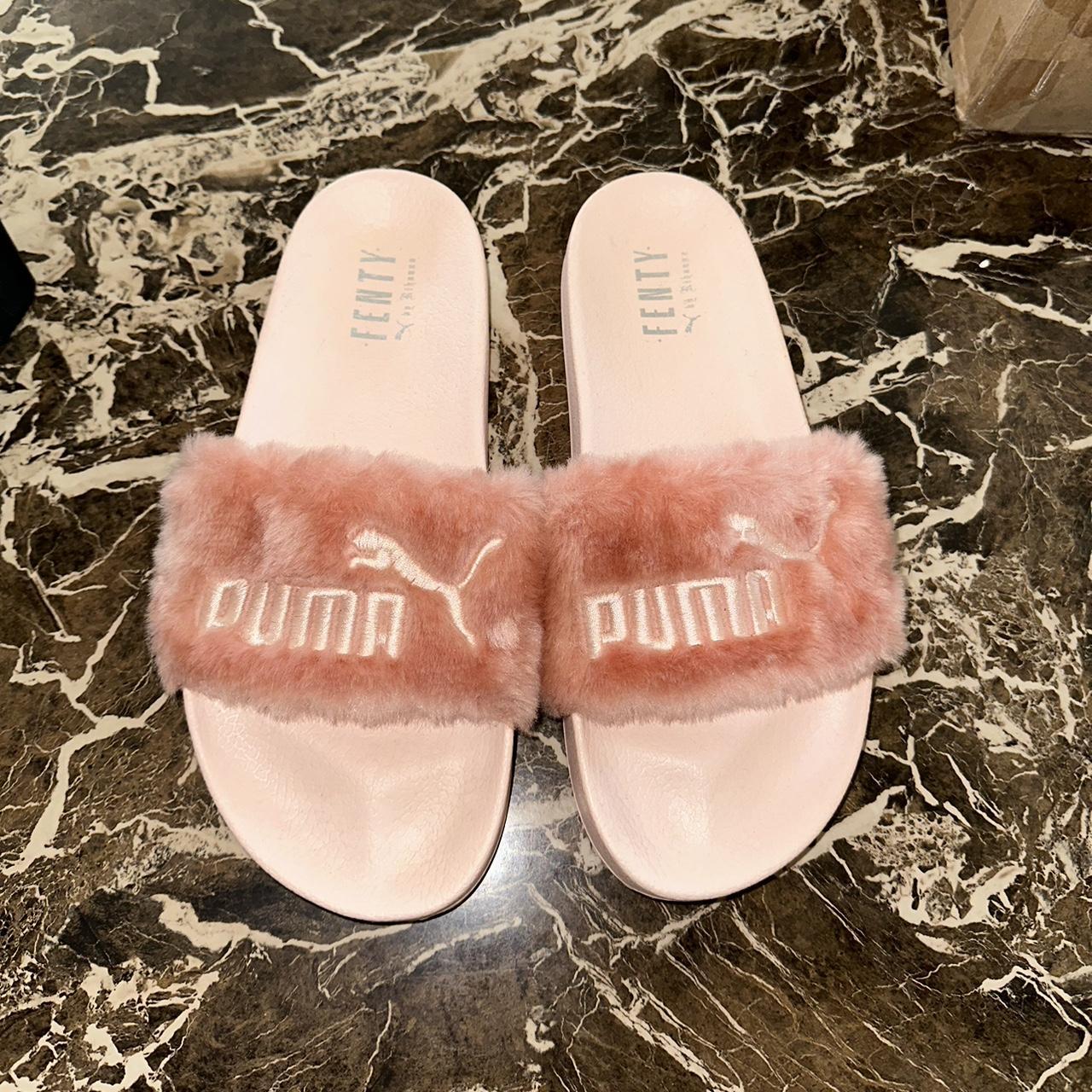 Puma x fenty slides pink on sale