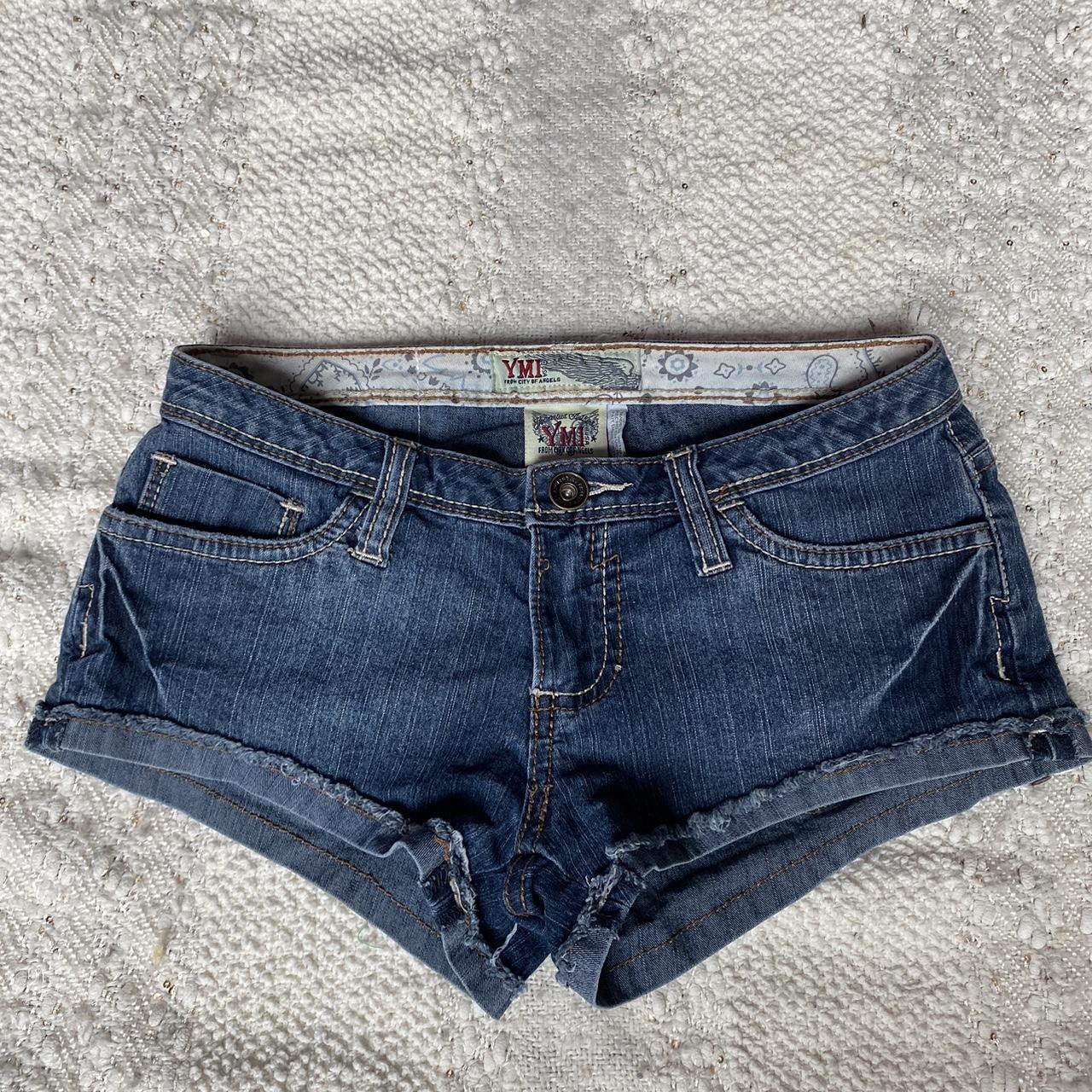 YMI Jeans Women's Blue Shorts Depop