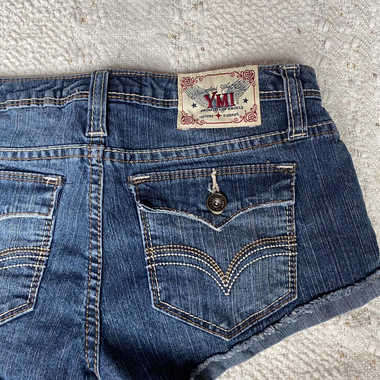 YMI Jeans Women's Blue Shorts Depop