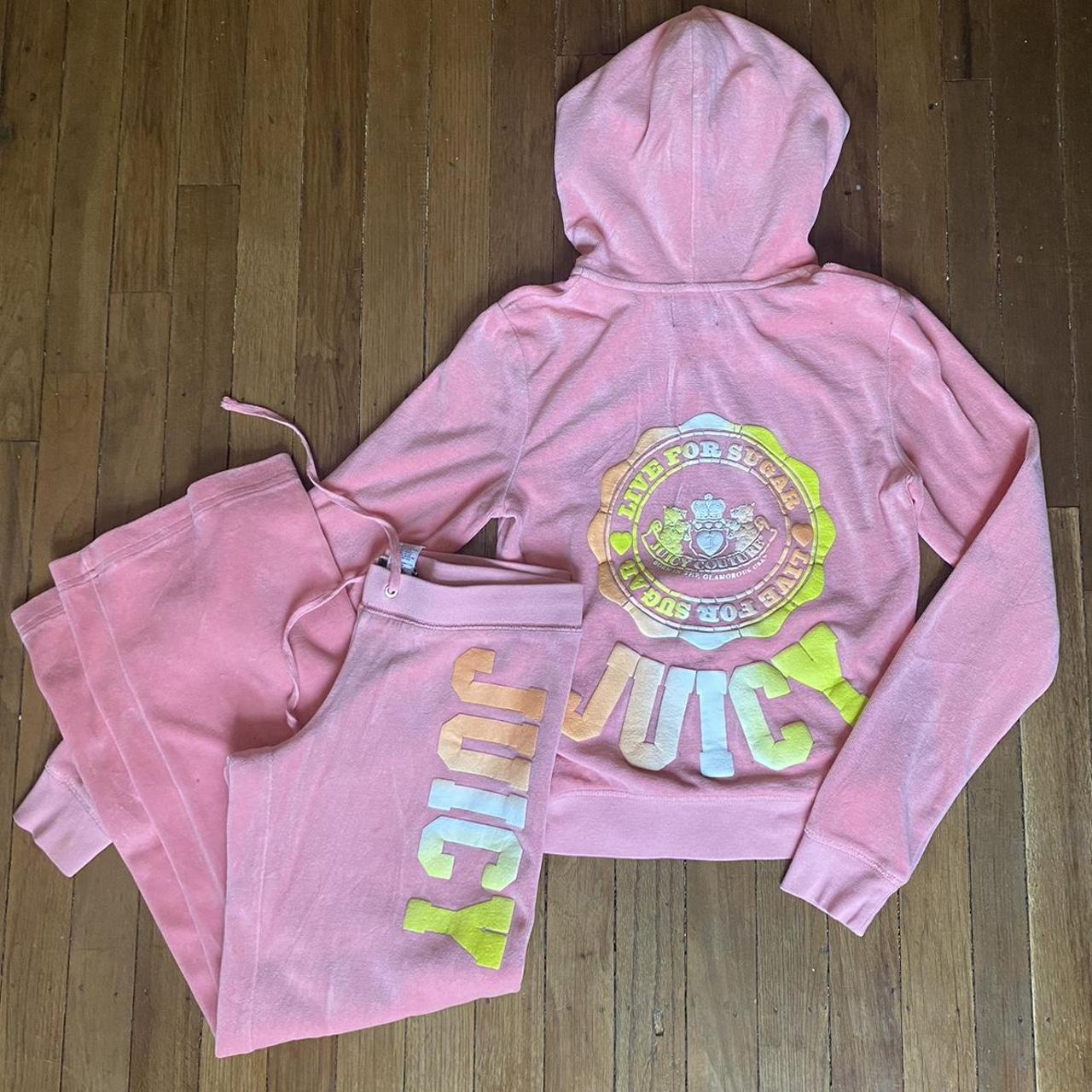 y2k pink juicy couture tracksuit willing to trade... Depop