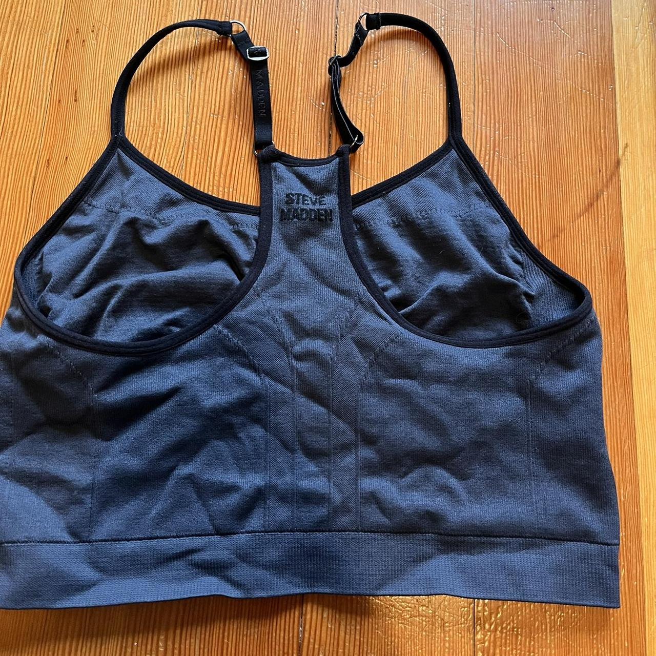 Steve Sports Bra Black/Grey