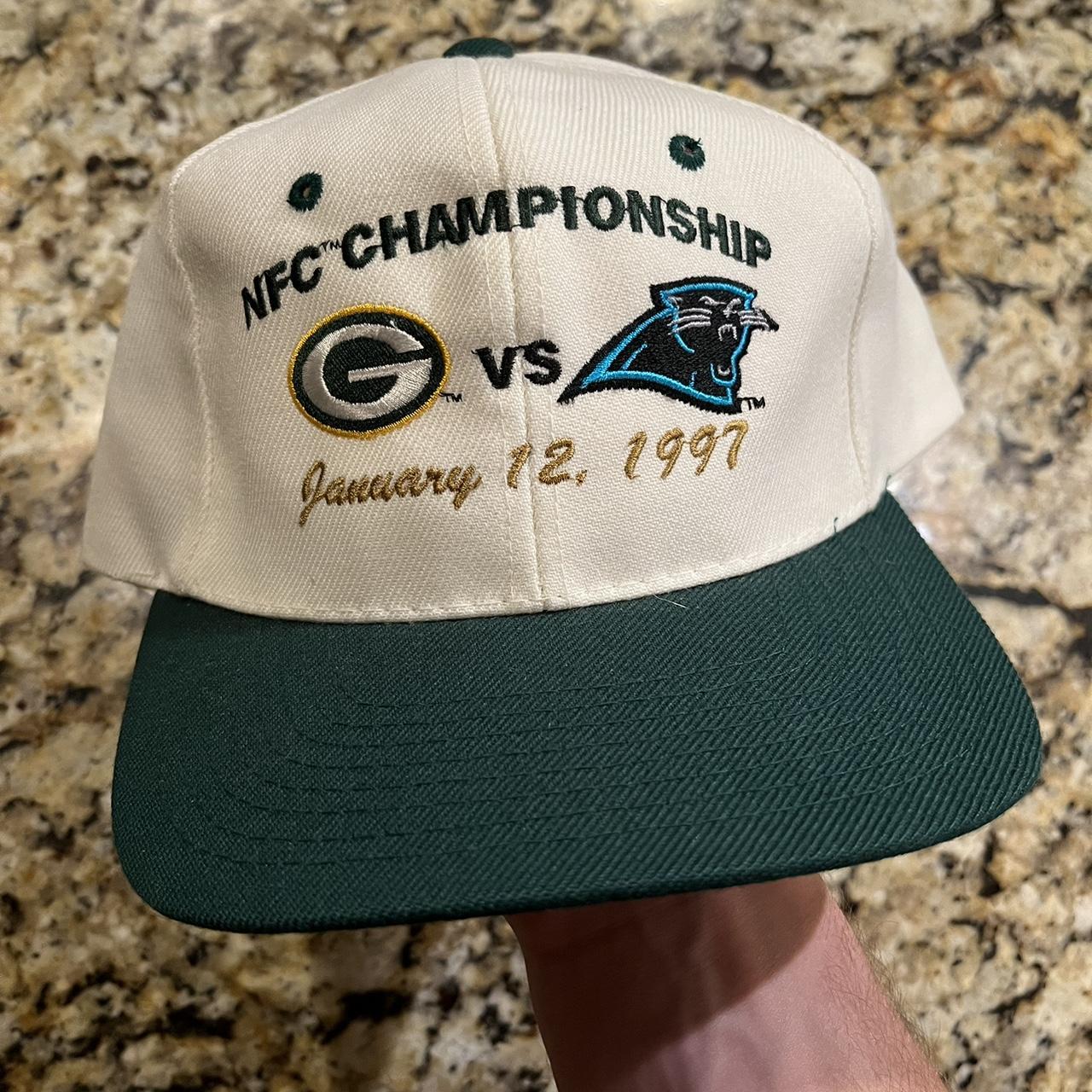 Vintage 1997 NFC Championship Hat Packers vs - Depop