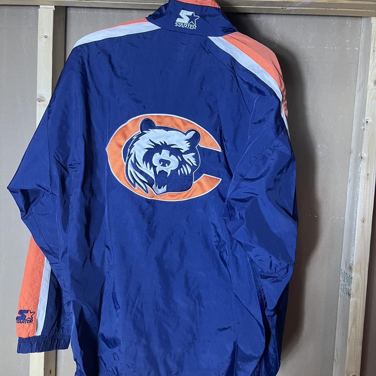 Chicago Bears Starter Windbreaker Jacket size mens... - Depop