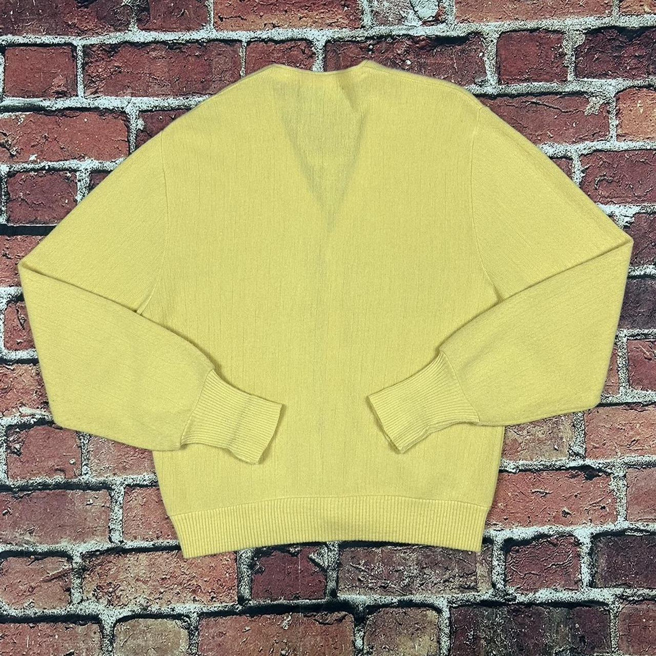 Men's Yellow Cardigan Depop