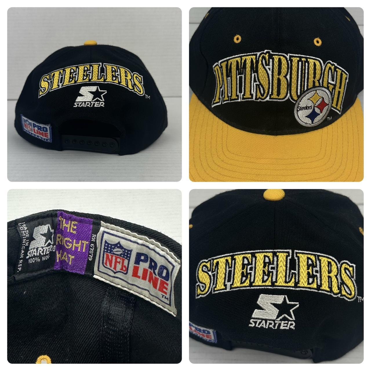 Vintage Steelers Hat. Steelers Starter fitted hat. - Depop