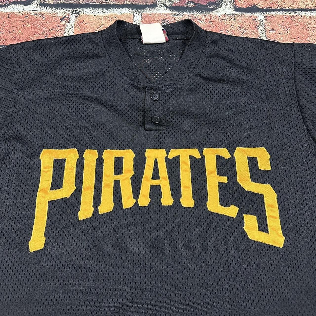 FF VTG: MAJESTIC BRAND 90's PITTSBURGH PIRATES PULLOVER JERSEY #20 / FADED  FRIDAY