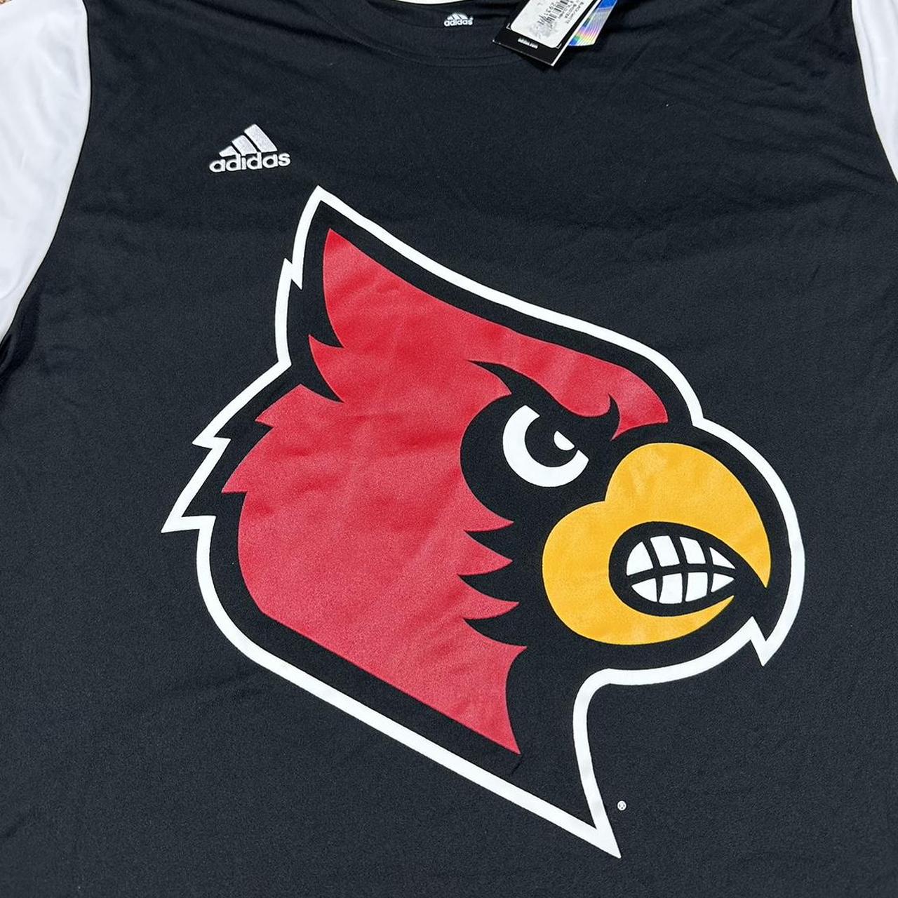 Men's adidas Black Louisville Cardinals Basketball Warm-Up Long