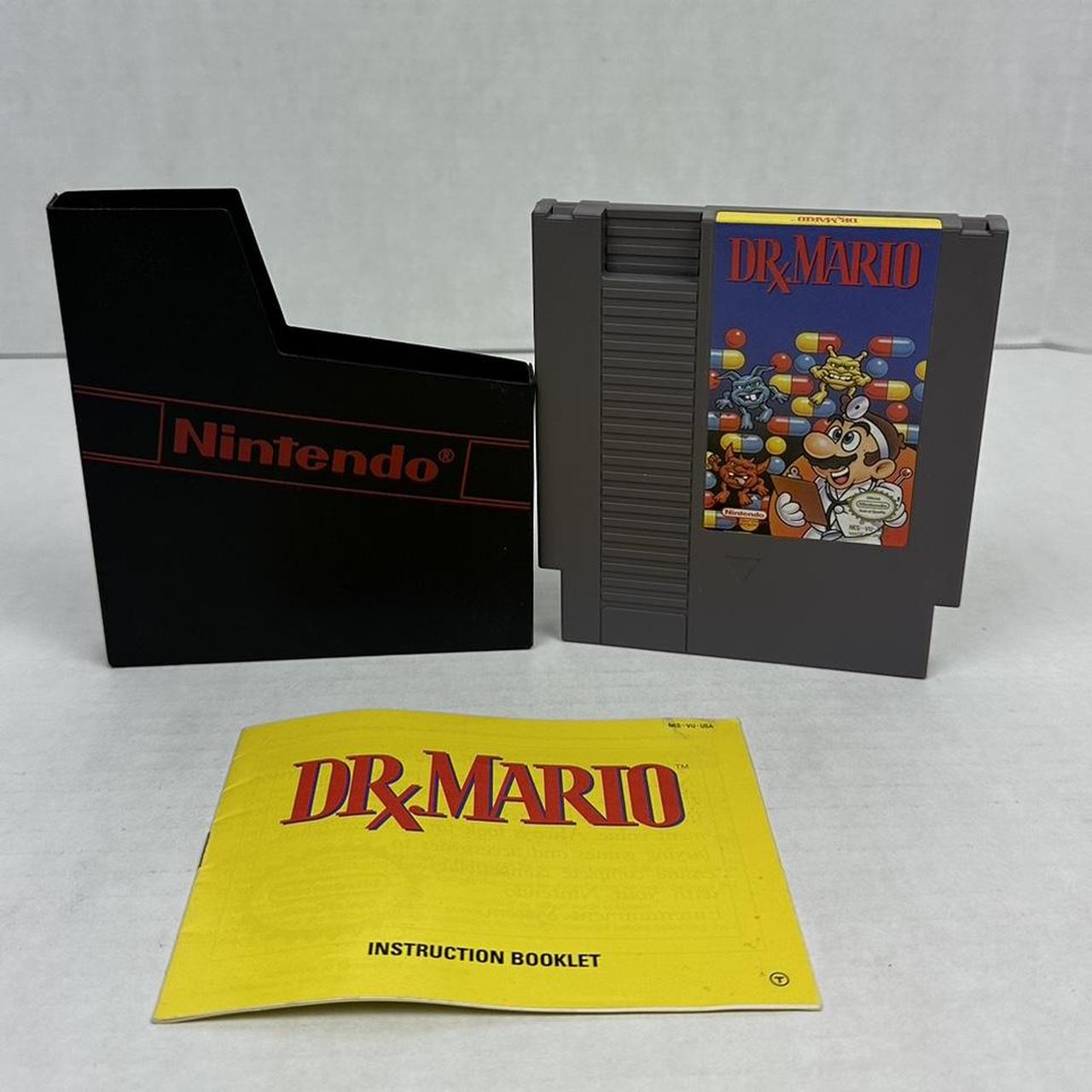 Dr Mario NES Nintendo With Manual and Dust